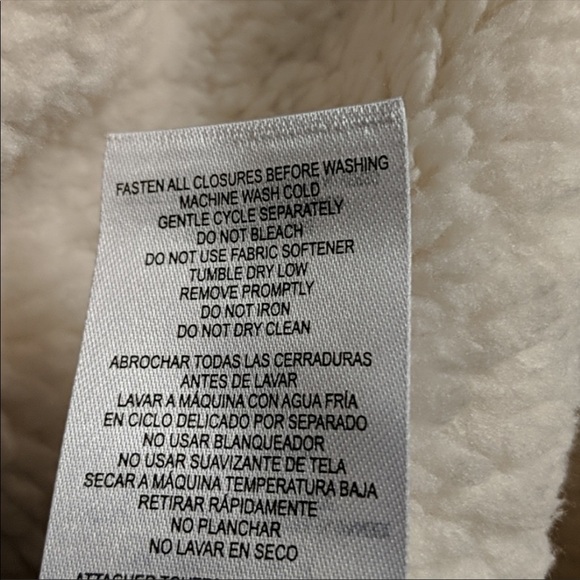 🥶😀Free2B - Cream Luxe Sherpa Hoodie - XXL - Picture 6 of 7